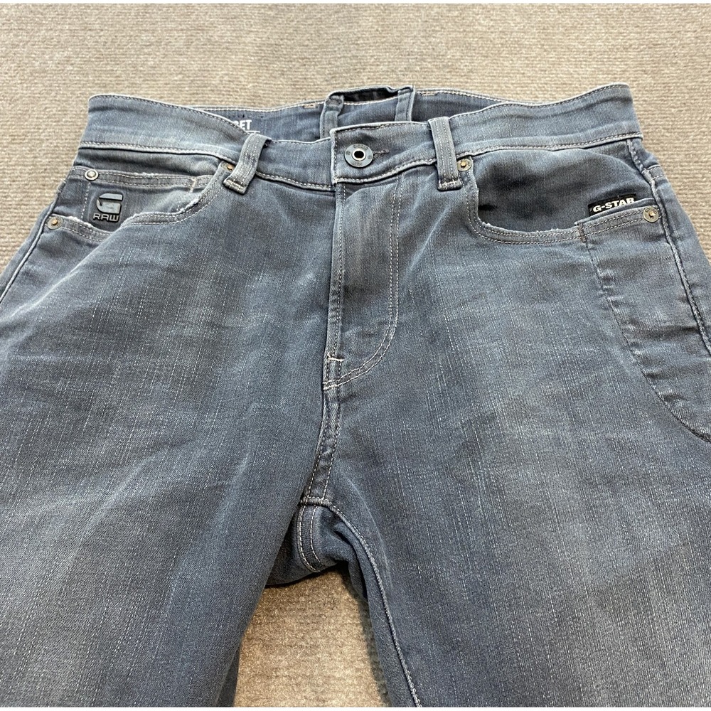 G-Star RAW Lancet‎ Skinny Jeans Mens 28x30 Blue Slim Fit Denim Stretch Pants
